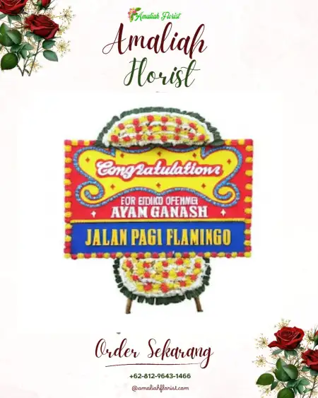 Sewa Papan Bunga Pulokencana