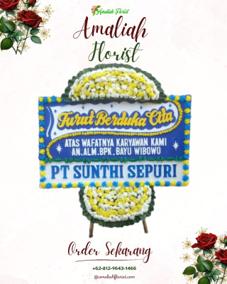 Papan Bunga Duka di Pulokencana