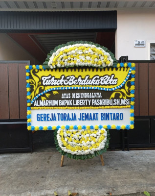 Papan Bunga Duka di Pulokencana