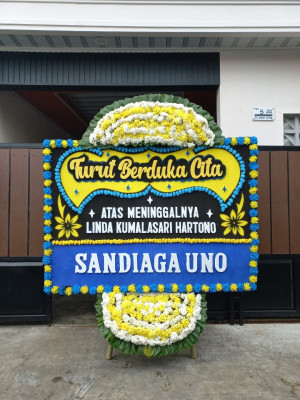 Papan Bunga Duka di Pulokencana